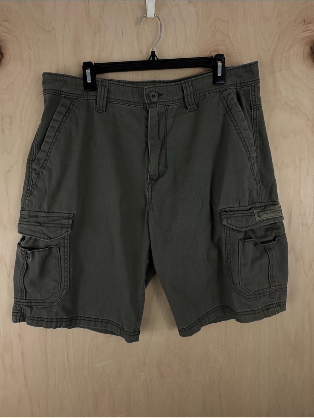 UNIONBAY Men's Olive Green Cargo Shorts Size 36